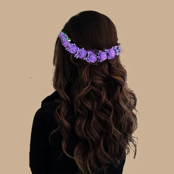 Purple_Small_Rose_Tiara_Hair_Accessories_For_Women_&_Girls_(14_X_8_X_1_Cm)