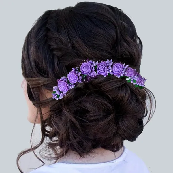 Purple_Small_Rose_Tiara_Hair_Accessories_For_Women_&_Girls_(14_X_8_X_1_Cm)