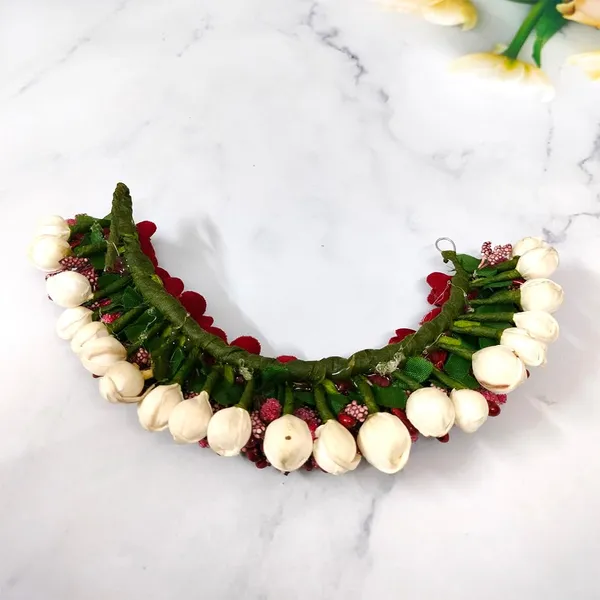 Maroon_Rose_Floral_With_Pollen_Hair_Vein_Accessories_For_Women_(14_X_8_X_1_Cm)