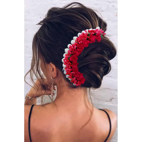 Red_Rose_Floral_With_Pollen_Hair_Vein_Accessories_For_Women_(14_X_8_X_1_Cm)