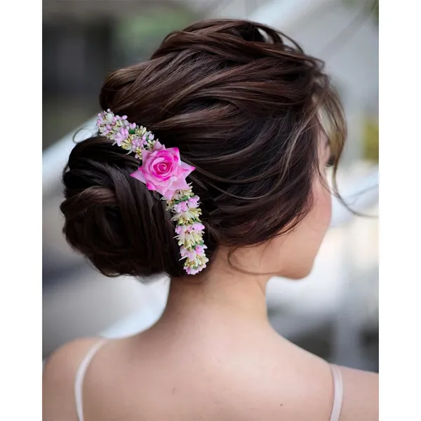 Baby_Pink_Rose_Flower_With_Leaf_Pollens_&_Pearl_Design_Hair_Vein_For_Women_&_Girls_(14_X_8_X_1_Cm)