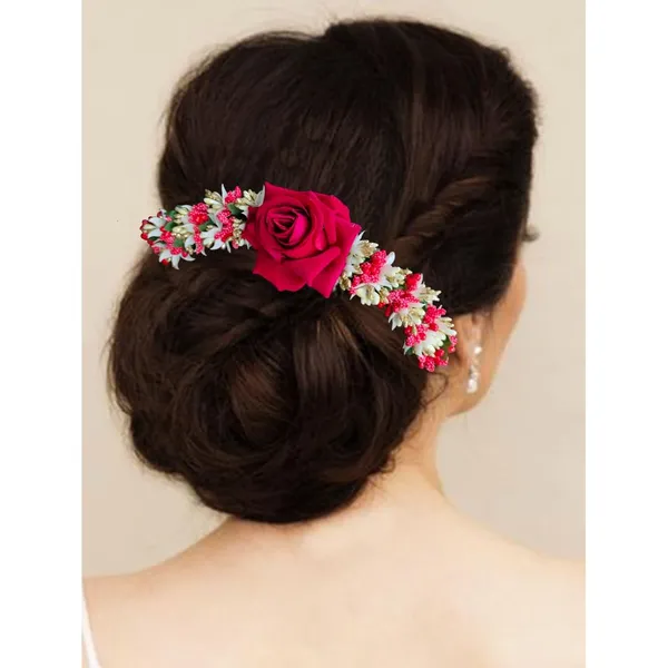 Red_Rose_Flower_With_Leaf_Pollens_&_Pearl_Design_Hair_Vein_For_Women_&_Girls_(14_X_8_X_1_Cm)
