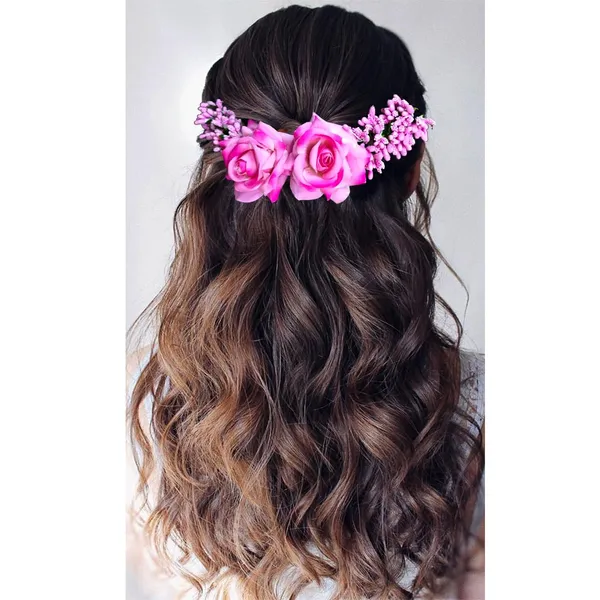 Baby_Pink_Rose_Floral_Hairpin_With_Leaf_&_Pearl_Design_For_Women_&_Girls_(14_X_8_X_1_Cm)