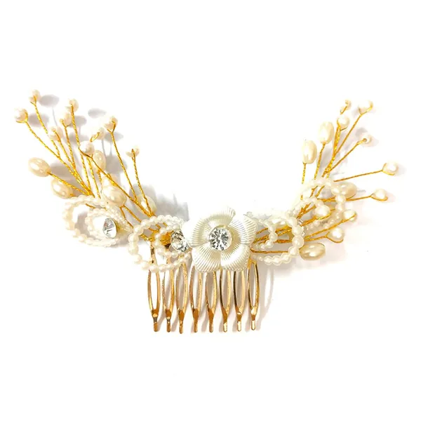 Silver_&_Gold_Artificial_Pearl_Comb_Slide_Hair_Pin_For_Women_&_Girls_(14_X_8_X_1_Cm)