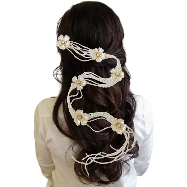 Multicolor_Artificial_Plastic_Pearl_Choti_With_Crystal_Stones_&_Intricate_Floral_Design_Hairpin_Accessories_For_Women_&_Girls_(14_X_8_X_1_Cm)