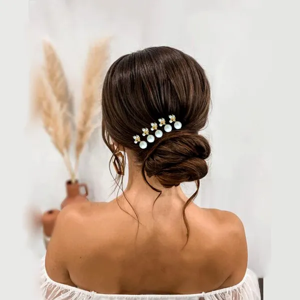 Gold_Artificial_Delicate_Pearl_Beads_With_Small_Ghungroo_Bells_Design_Hairpin_Accessories_For_Women_&_Girls_(Set_Of_10)_(14_X_8_X_1_Cm)