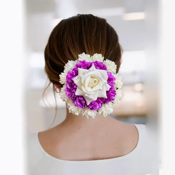 Purple_Fabric_Rose_Floral_Design_Gajra_Accessories_For_Women_&_Girls_(14_X_8_X_1_Cm)