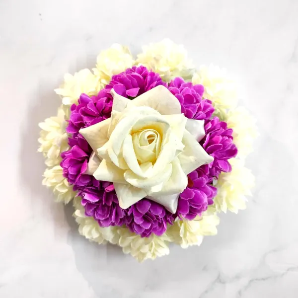 Purple_Fabric_Rose_Floral_Design_Gajra_Accessories_For_Women_&_Girls_(14_X_8_X_1_Cm)