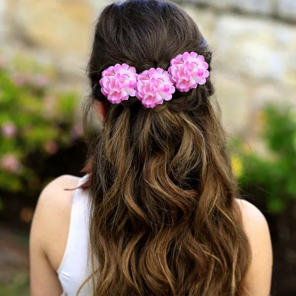 Baby_Pink_Artificial_Fabric_Rose_With_Golden_Pins_Hair_Pin_Accessories_For_Women_&_Girls_(Set_Of_4)_(14_X_8_X_1_Cm)