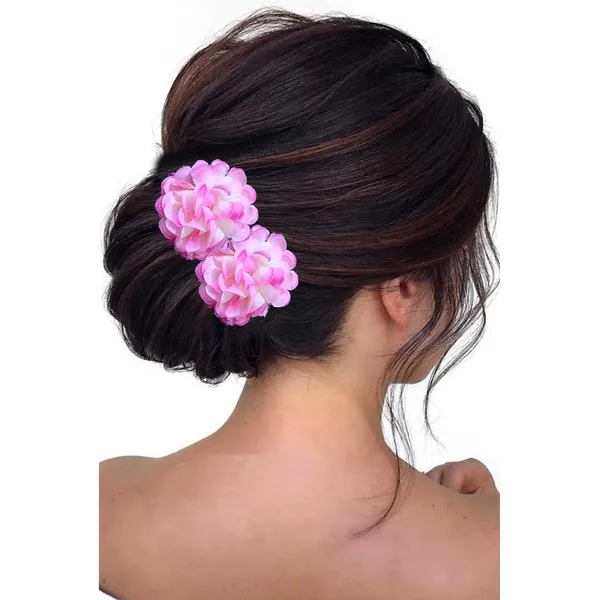 Baby_Pink_Artificial_Fabric_Rose_With_Golden_Pins_Hair_Pin_Accessories_For_Women_&_Girls_(Set_Of_4)_(14_X_8_X_1_Cm)