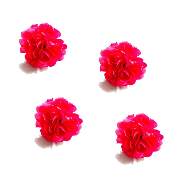 Dark_Pink_Artificial_Fabric_Rose_With_Golden_Pins_Hair_Pin_Accessories_For_Women_&_Girls_(Set_Of_4)_(14_X_8_X_1_Cm)