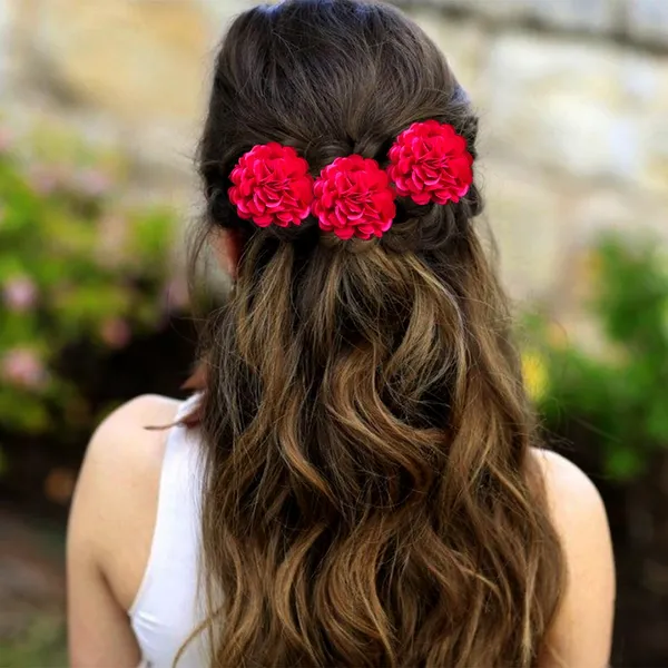 Red_Artificial_Fabric_Rose_With_Golden_Pins_Hair_Pin_Accessories_For_Women_&_Girls_(Set_Of_4)_(14_X_8_X_1_Cm)
