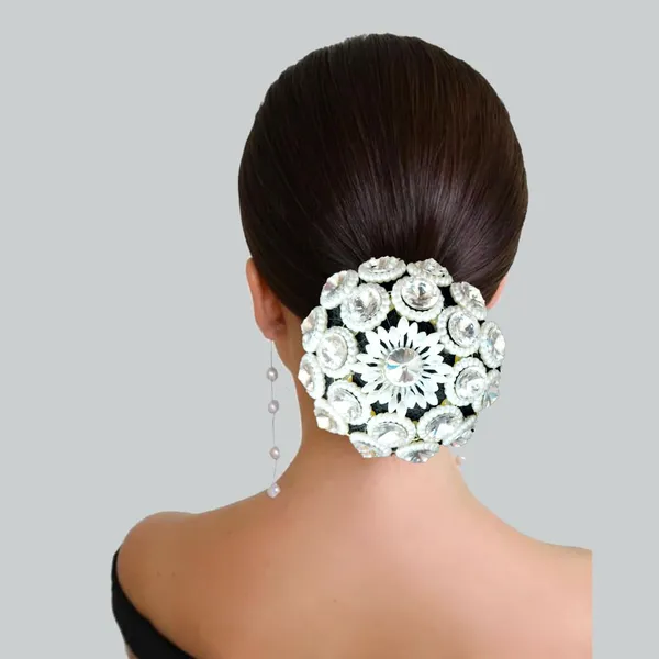 Golden_Artificial_Delicate_Pearl_Flowers_With_Sparkling_Crystal_Stone_Design_Hairpin_Accessories_For_Women_&_Girls_(14_X_8_X_1_Cm)