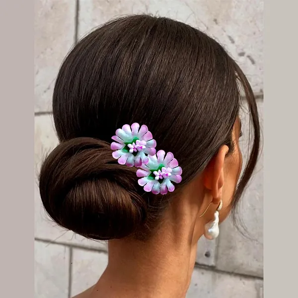 Baby_Pink_Fabric_Flower_With_Pollens_Hair_Pin_Accessories_For_Women_&_Girls_(Set_Of_8)_(14_X_8_X_1_Cm)