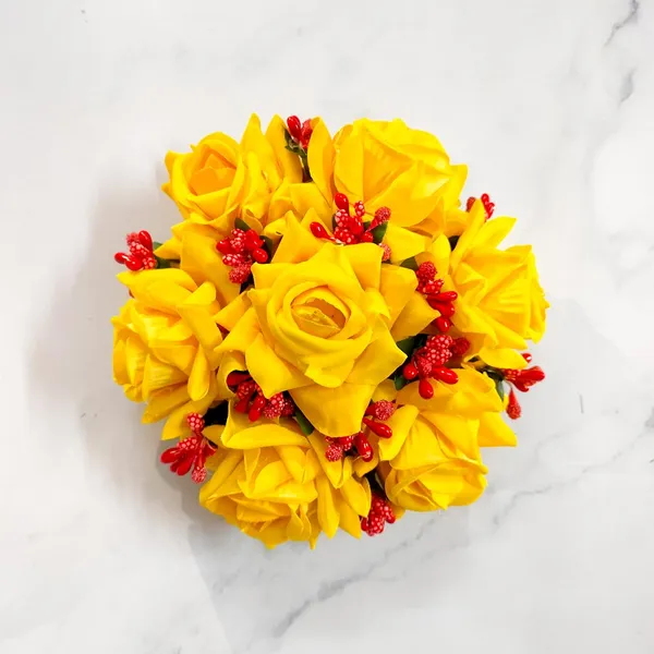 Yellow_Artificial_Rose_Gajra_Judabun_Hairpin_Accessories_For_Women_&_Girls_(14_X_8_X_1_Cm)