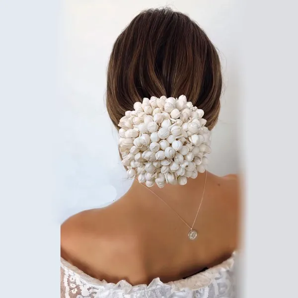Gold_Artificial_Mogra_Flower_Design_Hairpin_For_Women_&_Girls
