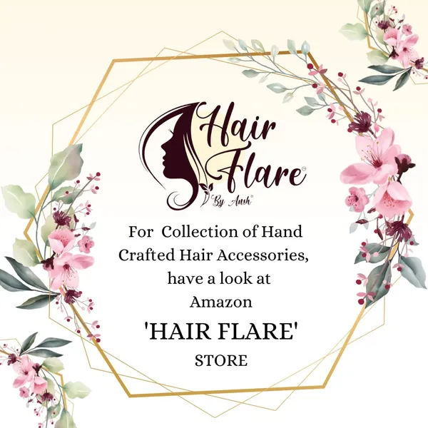 Peach_Artificial_Exquisite_Mogra_Flower_Judabun_With_Small_Adorned_Flowers_Design_Hairpin_Accessories_For_Women_&_Girls_(14_X_8_X_1_Cm)