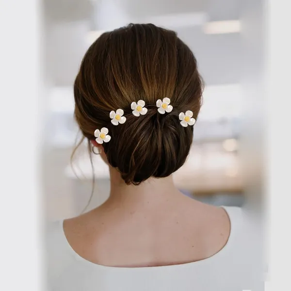 Gold_Artificial_Pearl_Flower_With_Gleaming_Beads_Design_Hairpin_For_Women_&_Girls_(Set_Of_8)_(14_X_8_X_1_Cm)