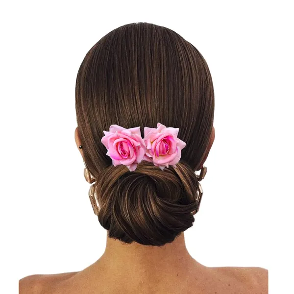 Baby_Pink_Comb_Slide_With_Dual_Rose_Flower_Hair_Accessories_For_Women_&_Girls_(14_X_8_X_1_Cm)