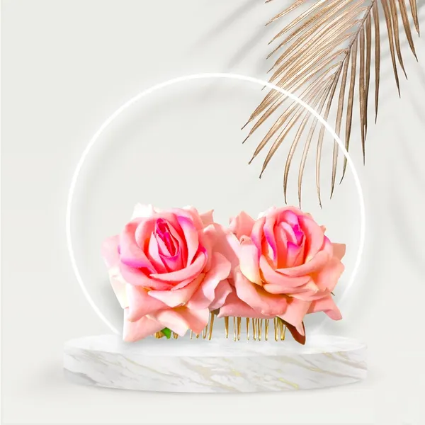 Baby_Pink_Comb_Slide_With_Dual_Rose_Flower_Hair_Accessories_For_Women_&_Girls_(14_X_8_X_1_Cm)