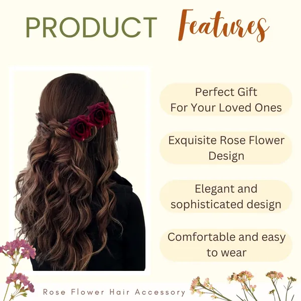 Maroon_Artificial_Plastic_&_Metal_Rose_Flower_With_Abundance_Of_Petals_Design_Hairpin_Accessories_For_Women_&_Girls_(Set_Of_2)_(16_X_14_X_10_Cm)