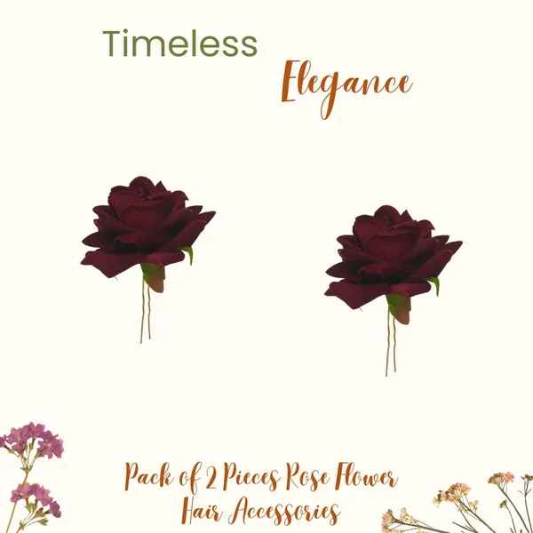 Maroon_Artificial_Plastic_&_Metal_Rose_Flower_With_Abundance_Of_Petals_Design_Hairpin_Accessories_For_Women_&_Girls_(Set_Of_2)_(16_X_14_X_10_Cm)