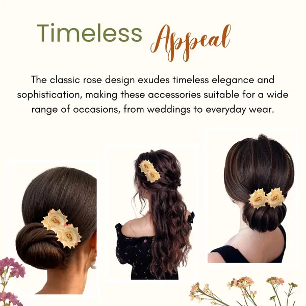 Peach_Artificial_Plastic_&_Metal_Rose_Flower_With_Abundance_Of_Petals_Design_Hairpin_Accessories_For_Women_&_Girls_(Set_Of_2)_(16_X_14_X_10_Cm)
