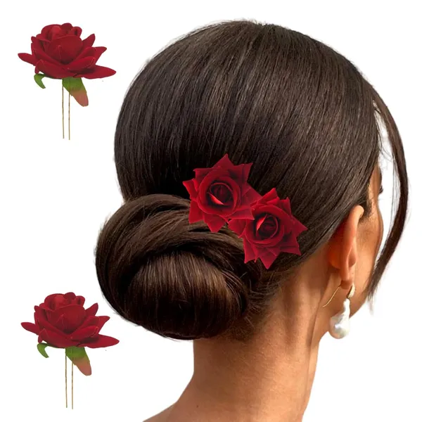 Red_Artificial_Plastic_&_Metal_Rose_Flower_With_Abundance_Of_Petals_Design_Hairpin_Accessories_For_Women_&_Girls_(Set_Of_2)_(16_X_14_X_10_Cm)