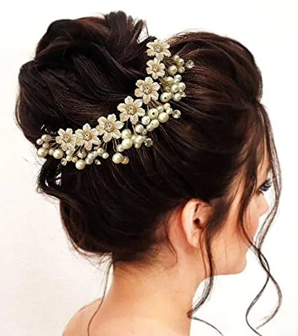 Pearl_Attractive_Artificial_Rounded_Wedding_Hair_Vien_And_Hair_Pins_Accessories_For_Women_&_Girls_(14_X_8_X_1_Cm)