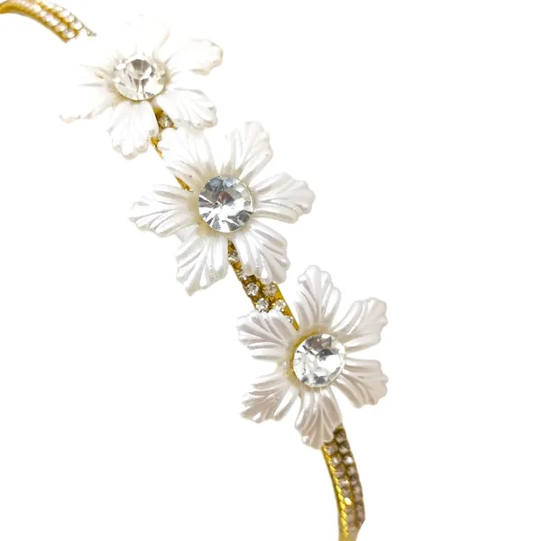 Gold_&_White_Pearl_And_Flowers_Headband_With_Woven_Crystal_Chain_Work_Hair_Band_For_Women_(14_X_8_X_1_Cm)
