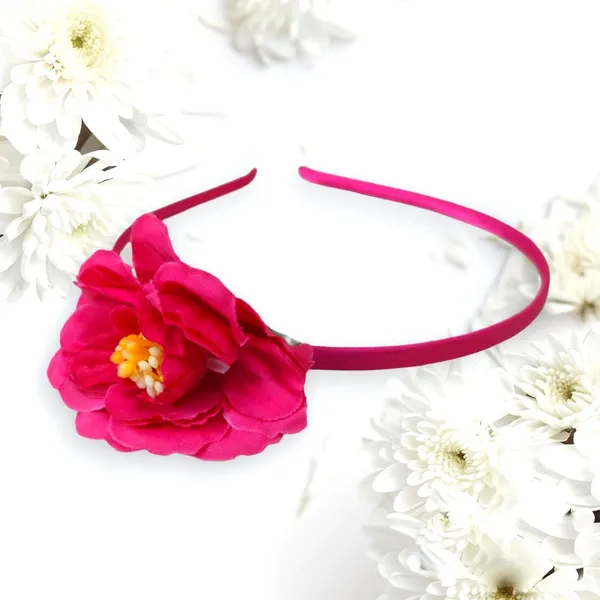 Dark_Pink_Artificial_Rose_Flower_Headband_For_Girls_(14_X_8_X_1_Cm)