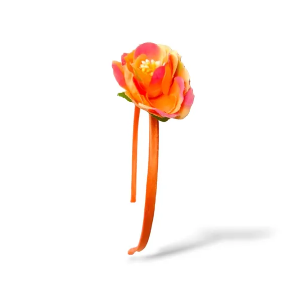 Orange_Artificial_Rose_Flower_Headband_For_Girls_(14_X_8_X_1_Cm)