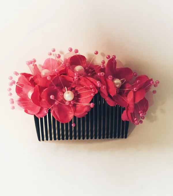 Dark_Pink_Stylish_Hair_Pin_Accessories_For_Women