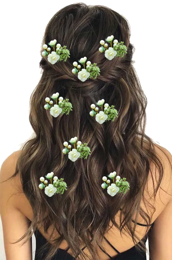 Pack_of_8_White_Artificial_Rose_Flower_With_Mogra_Hair_Pin_Accessories_For_Women