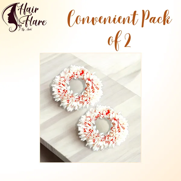 Pack_of_2_Red_Scented_Mogra_Gajra_Hair_Accessories_For_Women