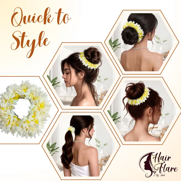 Pack_of_2_Yellow_Scented_Mogra_Gajra_Hair_Accessories_For_Women
