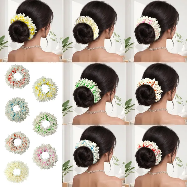 Pack_of_7_Multi_Scented_Mogra_Gajra_Hair_Accessories_For_Women