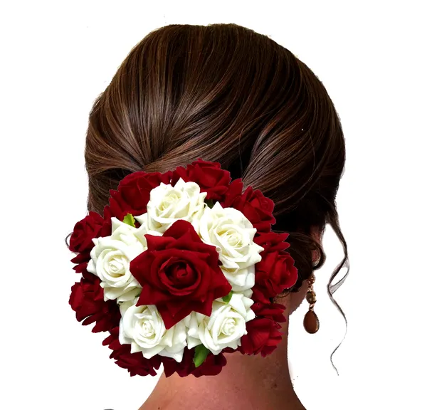 Red_Attractive_Artificial_Rounded_Rose_Flower_Wedding_Hair_Accessories_For_Women_&_Girls_(14_X_8_X_4_Cm)
