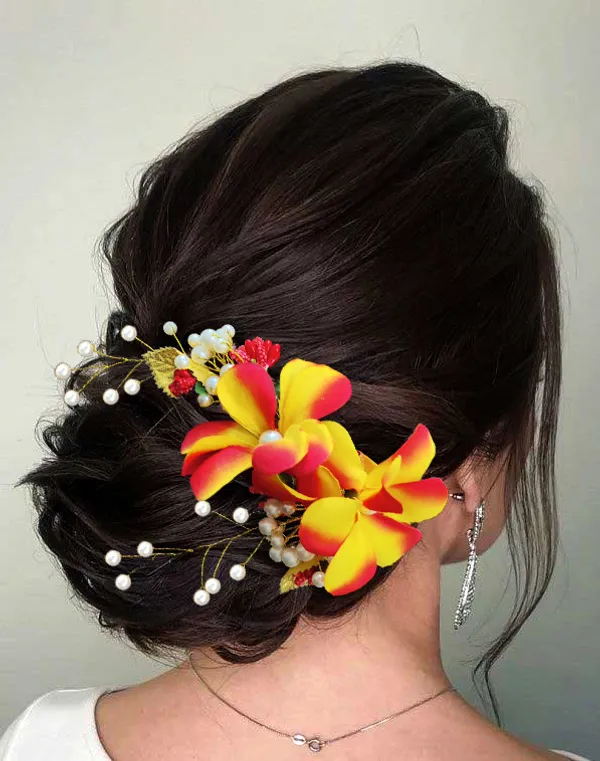 Red_&_Yellow_Lavender_Flower_Comb_Slide_Bridal_Hair_Accessories_For_Women_&_Girls_(14_X_8_X_1_Cm)
