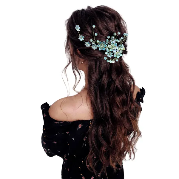 Rainbow_Transparent_Flower_Hair_Clip_with_Crystal_Nag_Center_and_Beaded_Branches_Elegant,_Secure_Hair_Accessory_for_Stylish_Looks