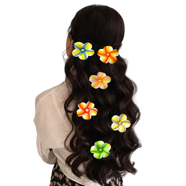 Set_of_6_Double_Line_Shades_Foam_Flower_Hair_Clips_with_Pearl_Bead_Center_and_Secure_Clip_Back_for_Easy_Styling