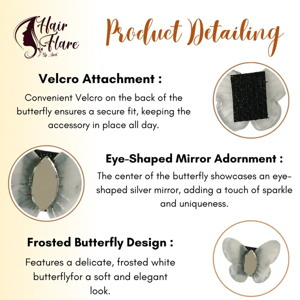 Small_White_Frosted_Butterfly_Velcro_Hair_Accessory_with_Eye-Shaped_Silver_Mirror_Adornment_���������_12_Pieces_Pack_for_Stylish_Hair