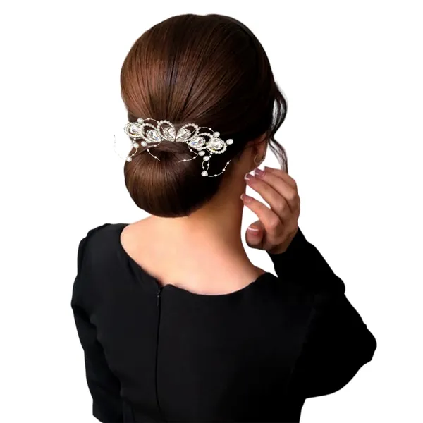 Stunning_Black_Juda_Piece_with_Elegant_Pearl_and_Tilak_Crystal_Accents:_A_Handcrafted_Hair_Accessory_Perfect_for_Weddings,_Festivals,_and_Everyday_Style���������Combining_Comfort,_Durability,_and_Timeless_Beauty.