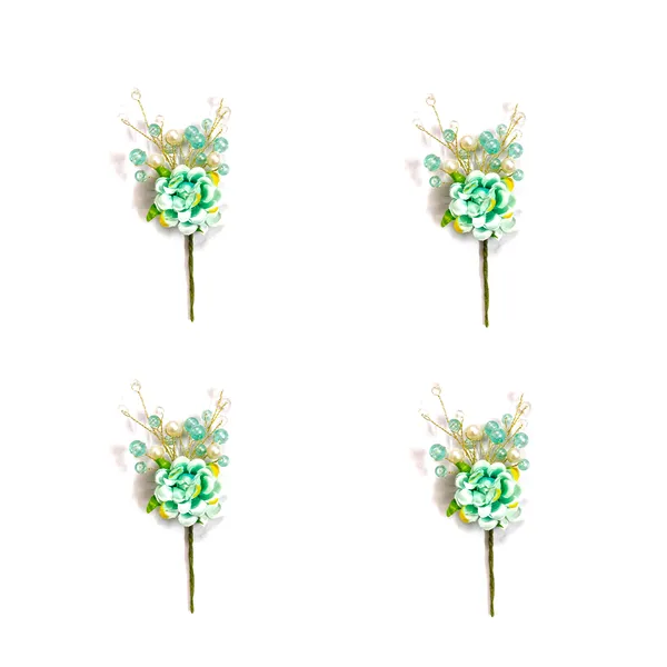 Sky_Blue_Artificial_Rose_Flower_And_Pearl_Hair_Pin_Accessories_For_Women_&_Girls_(Set_Of_4)_(14_X_8_X_1_Cm)