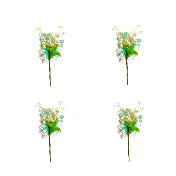 Sky_Blue_Artificial_Rose_Flower_And_Pearl_Hair_Pin_Accessories_For_Women_&_Girls_(Set_Of_4)_(14_X_8_X_1_Cm)
