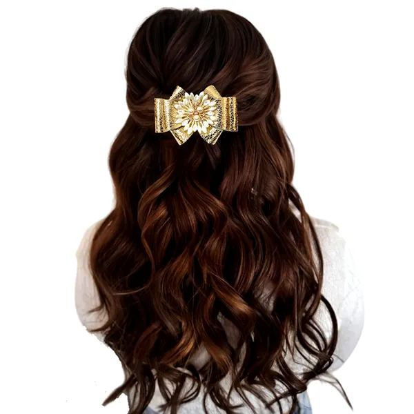 Timeless_Charm:_Pearl-Embellished_Golden_Hair_Bow.