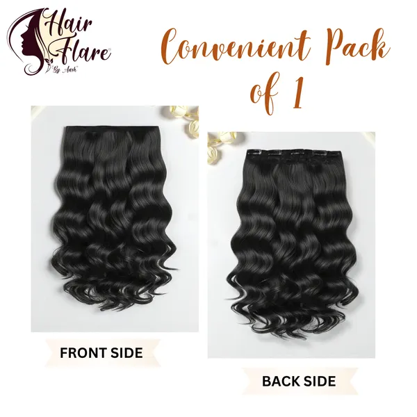 Wavy_Clip-in_Hair_Extension_for_Women_–_Adds_Instant_Volume_&_Length_–_Natural_Look,_Soft_Texture,_Lightweight_&_Reusable_Design