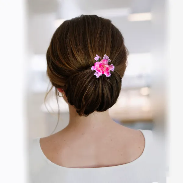 Baby_Pink_Rose_And_Pollen_Floral_Charming_Flowers_Design_Hairpin_For_Women_&_Girls_(14_X_8_X_1_Cm)