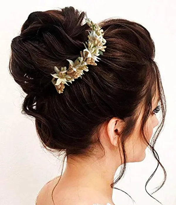 Golden_Artificial_Flowers_Hair_Accessories_For_Women