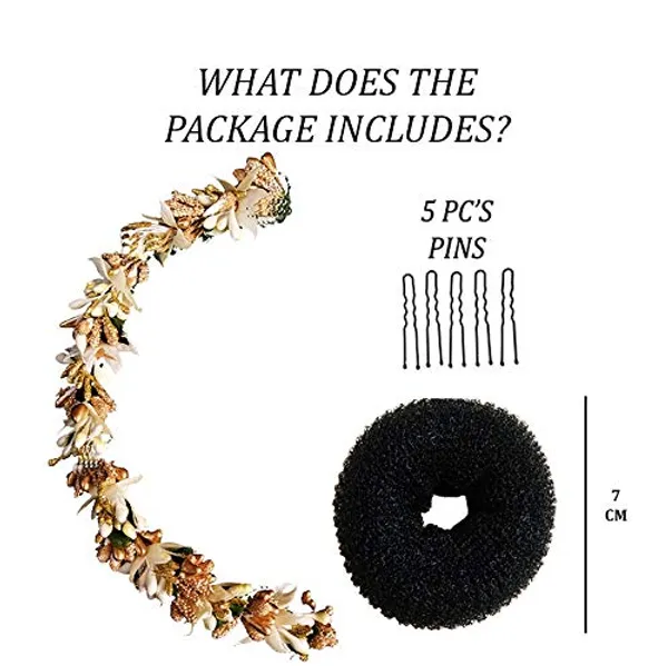 Golden_Artificial_Flowers_Hair_Accessories_For_Women